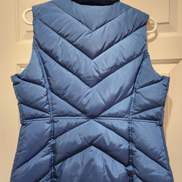 J Crew down puffer vest, Small, blue - Picture 8 of 8
